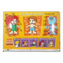MANTEL INDIVIDUAL CUERPO HUMANO EDUCACTIVITY