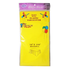 MANTEL PLASTICO LISO INDIVIDUAL AMARILLO TC/105 54X108