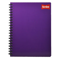 CUADERNO PROFESIONAL DOBLE ARGOLLA CLASICO 100 HJ DOBLE RAYA SCRIBE MNK