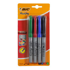 MARCADOR PERMANENTE MARKING SURTIDO 4 PZ BIC MNK