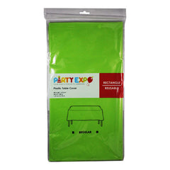 MANTEL PLASTICO LISO INDIVIDUAL VERDE MANZANA 54X108 NATURAL