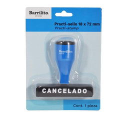 SELLO BASICO C/LEYENDA CANCELADO PRACTISELLO 30003B GOBA BARRILITO