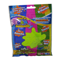 FOAMY MOLDEABLE 50 GM VERDE MANZANA PASCUA
