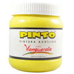 PINTURA ACRILICA 250 ML AMARILLO LIMON 711 PINTO DISTRIBUIDORA