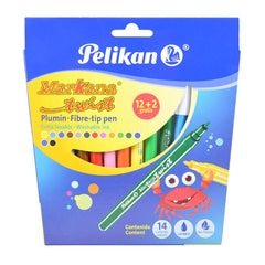 MARCADOR TWISTABLE MARKANA 12 PZ PELIKAN
