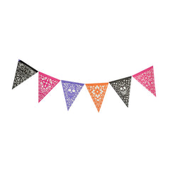 BANDERIN TRIANGULAR MUERTOS 222X20.5 CMS HALLOWEEN PADI