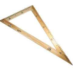 ESCUADRA PIZARRON MADERA 60 SILVA