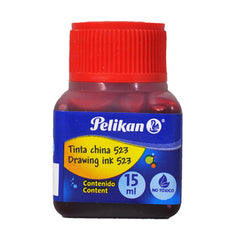 TINTA CHINA ROJO 15 ML #523 PELIKAN