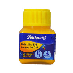 TINTA CHINA AMARILLO 15 ML #523 PELIKAN
