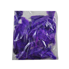 PLUMA DE POLLO PAQ MORADO SOCIAL