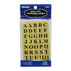 ALFABETO ADHESIVO 378 PZ 3803 BAZIC MNK
