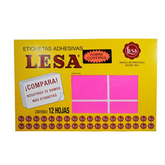 ETIQUETA CONTINUA #13 ROSA LESA