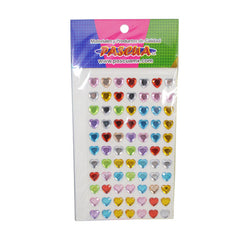 ETIQUETA ACRILICA DOCORATIVA CORAZON PASCUA
