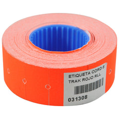 ETIQUETA CORD-8 TRAK ROJO RLL MERCHANT