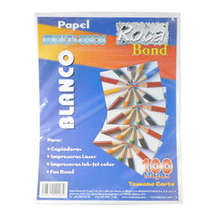 HOJA CARTA BLANCA C/100 MAN 8A MNK