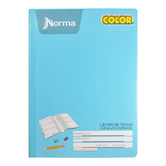LIBRETA TAREAS COLLEGE COSIDO COLOR 360 48 HJ NORMA MNK