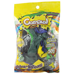 GLOBO CARNAVAL #9 SURTIDO 50 PZ LA COLMENA