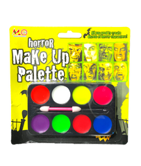 MAQUILLAJE 8 COLORES HALLOWEEN VM FIESTA