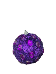 ESFERA 80 MM NAVIDAD HT-A08976 MORADO BRIDGECO