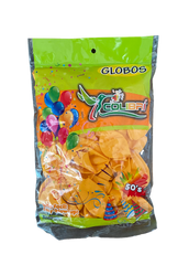 GLOBO CARNAVAL #9 MOSTAZA 50 PZ LA COLMENA