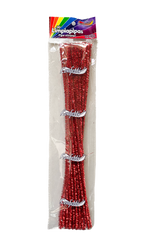 LIMPIAPIPAS METALICO ROJO 20 PZ NAEN