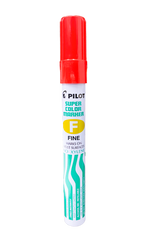 MARCADOR PERMANENTE F FINO ROJO PILOT