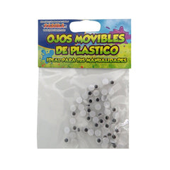 OJO MOVIBLE 6 MM 50 PZ PASCUA