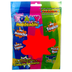 FOAMY MOLDEABLE 50 GM ROJO PASCUA