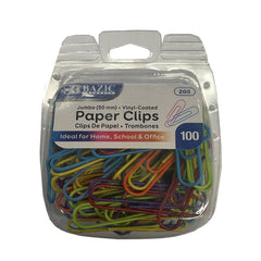 CLIP COLOR JUMBO 100 PZ 205 BAZIC