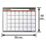 CALENDARIO ESCRITORIO MENSUAL 17X22 PULGADA 588 BAZIC