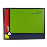 CUADERNO ITALIANO ESPIRAL BASICO 100 HJ BLANCO ESTRELLA MNK