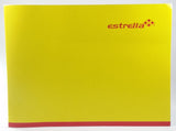 CUADERNO ITALIANO ENGRAPADO 100 HJ DOBLE RAYA ESTRELLA MNK