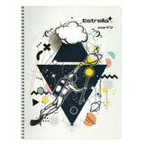 CUADERNO PROFESIONAL ESPIRAL 100 HJ MIXTO ESTRELLA MNK