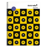 CUADERNO PROFESIONAL ESPIRAL 100 HJ MIXTO ESTRELLA MNK