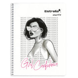 CUADERNO PROFESIONAL ESPIRAL 100 HJ MIXTO ESTRELLA MNK