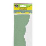 CENEFA DECORADA VERDE 12 PZ MNK