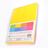 HOJA CARTA 5 COLORES BRIGHT 250 HJ SP002 ORGANIZACION PAPELERA MNK