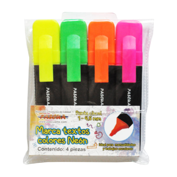 MARCATEXTO SURTIDO 4 PZ PASCUA MNK