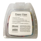 CLIP COLORES 33 MM 200 PZ 204 BAZIC