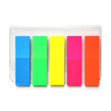 NOTAS ADHESIVAS MEMOTIP NEON 1/2 PULGADA 5 COLORES JANEL