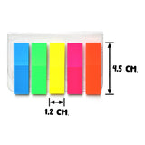 NOTAS ADHESIVAS MEMOTIP NEON 1/2 PULGADA 5 COLORES JANEL