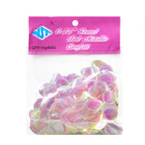 CONFETTI CIRCULO METALICO TORNASOL NATURAL