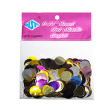 CONFETTI CIRCULO METALICO MULTICOLOR NATURAL
