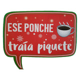 LETRERO EXPRESATE EN LAS POSADAS PAQ C/8 1543-3 NAVIDAD PADI