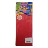 PAPEL CHINA NORMAL ROJO 3 PZ MNK