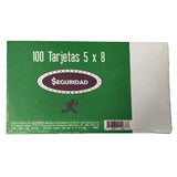 TARJETA TRABAJO 5X8 BLANCO 100 HJ 1087 MAYCO MNK