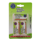 BORRADOR MIGAJON SUAVE 3 PZ BS20-3B GOBA BARRILITO MNK