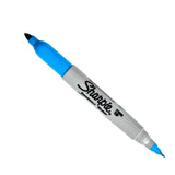 MARCADOR SHARPIE TWIN DOBLE PUNTA AZUL CIELO NEWELL BEROL
