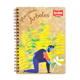 CUADERNO PROFESIONAL ESPIRAL ECOLOGICO C5 100 HJ SCRIBE MNK
