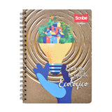 CUADERNO PROFESIONAL ESPIRAL ECOLOGICO C5 100 HJ SCRIBE MNK
